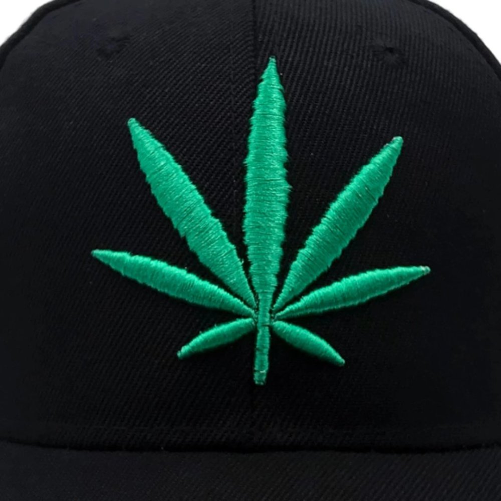 ***NEW*** Black Cannabis Cap - Picture 2 of 3